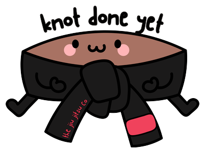 Knotty Belt Tie Sticker