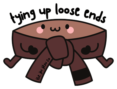 Knotty Belt Tie Sticker