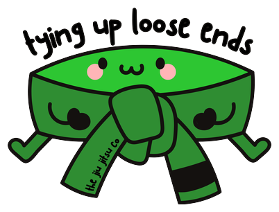 Knotty Belt Tie Sticker