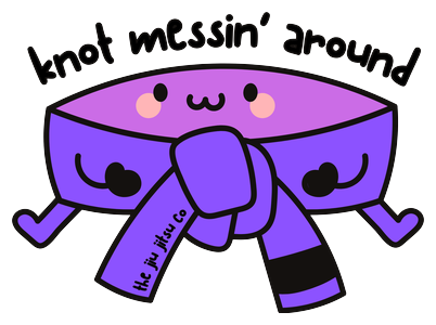 Knotty Belt Tie Sticker
