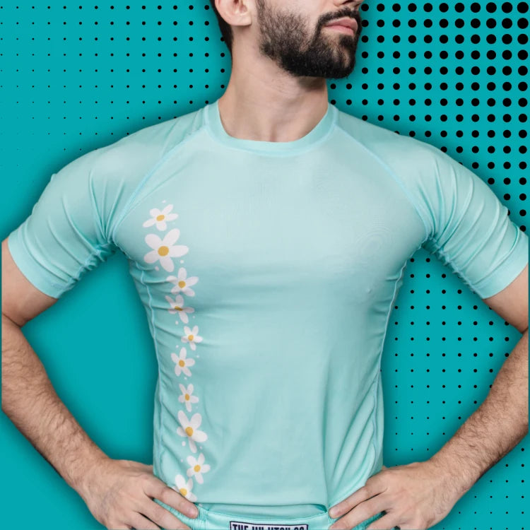 Fresh Mint Short Sleeve Rashguard