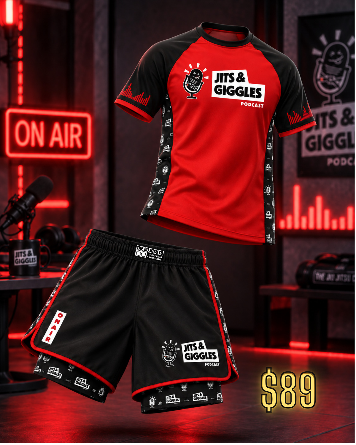 Jits & Giggles Rash Guard ONLY