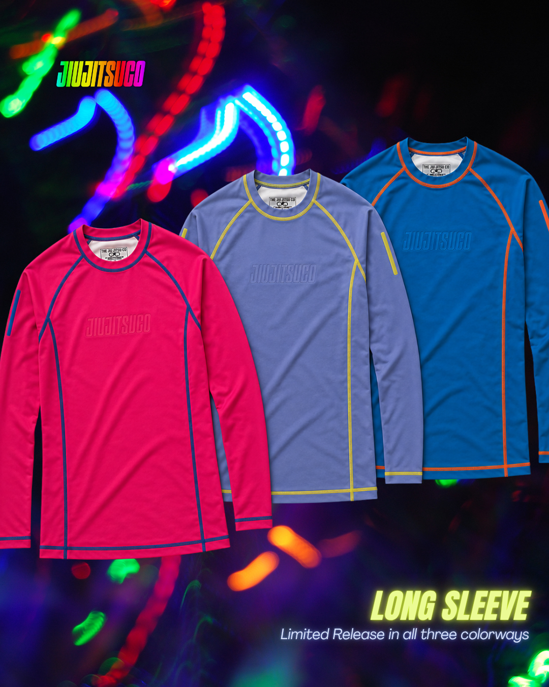 JJC Chroma LS Rashguard — Pinky's Up