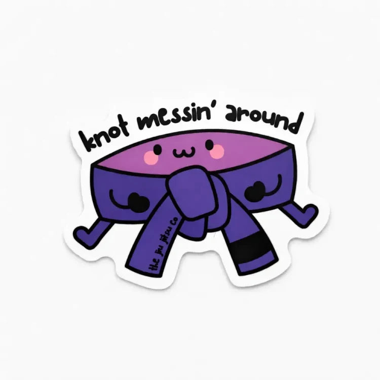 Knotty Belt Tie Sticker