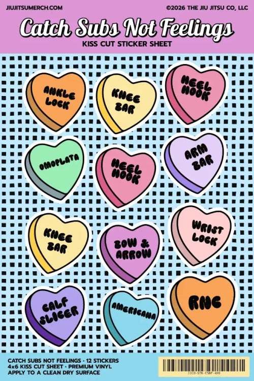 Catch Subs Not Feelings Sticker Sheet