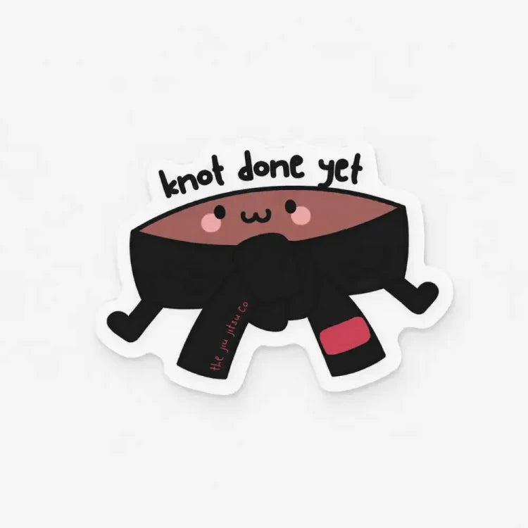 Knotty Belt Tie Sticker