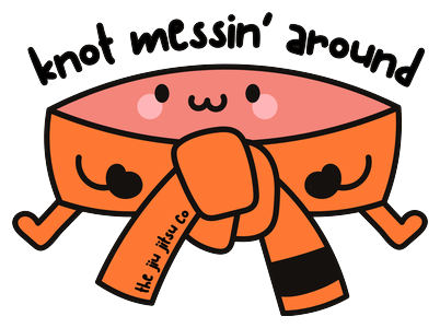 Knotty Belt Tie Sticker