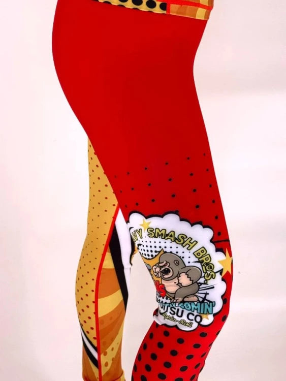 Super Heavy Smash Bros. High Waisted Spats