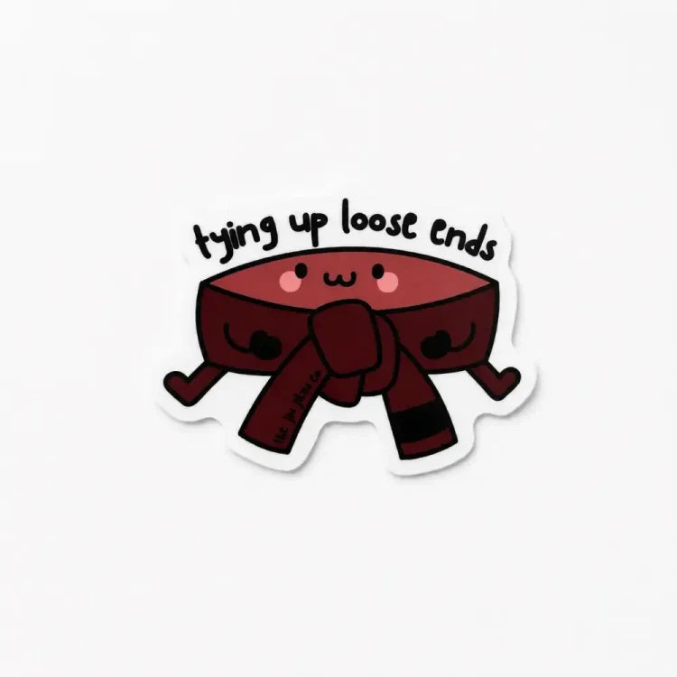 Knotty Belt Tie Sticker