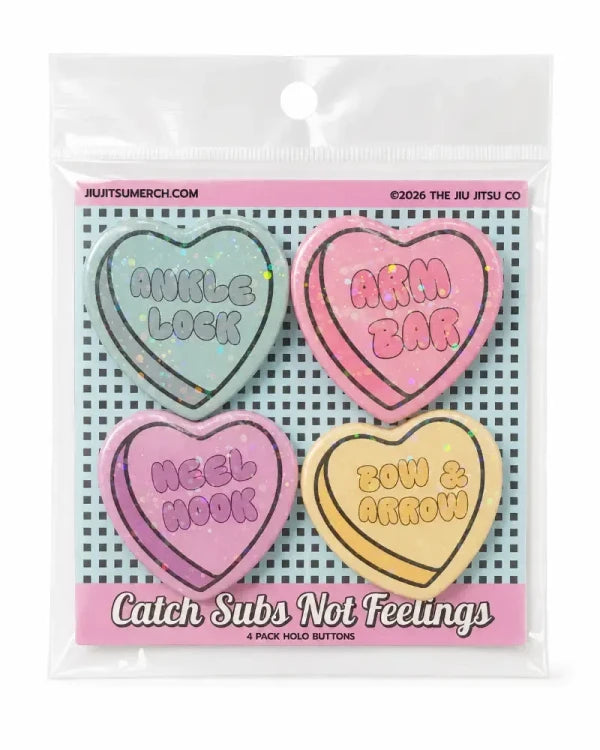 Catch Subs Not Feelings Giant Button Set